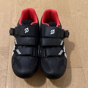 Womens Peleton Black Cycling Shoes size 6.5